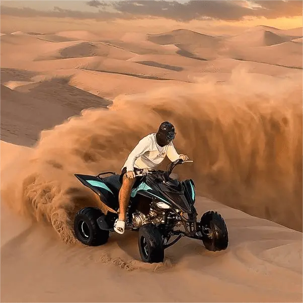 Single Quad Biking Desert Safari